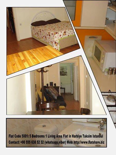 5 ROOMS AVAILABLE in Flat#5010: 5 Individual Rooms DUPLEX Flat with Living Room